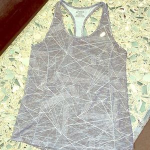 Small Asics Geometric Print Racerback